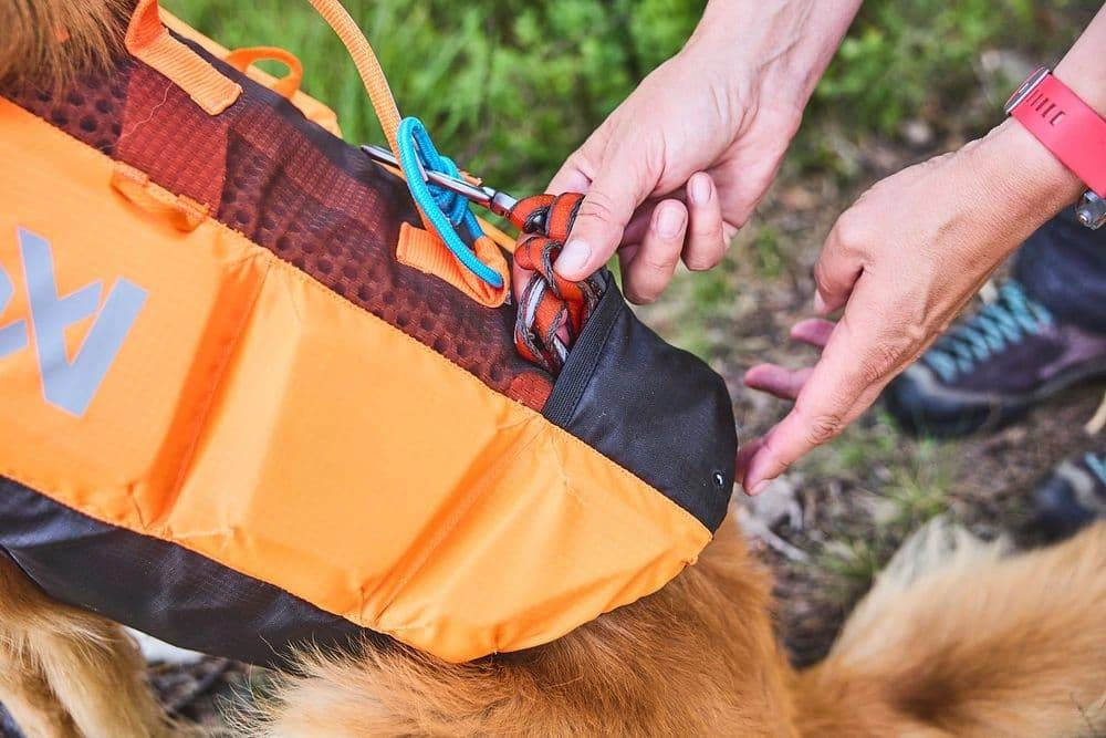 Спасательный жилет для собак Protector life jacket Non-stop dogwear Черный/Оранжевый 8