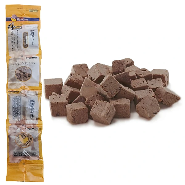 Сублімовані ласощі для котів CattyMan Freeze Dried Chicken Liver Dice