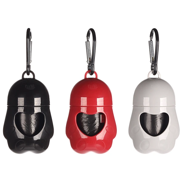 Диспенсер для пакетів для фекалій Flamingo Bag Holder Legga Paw, в асортименті