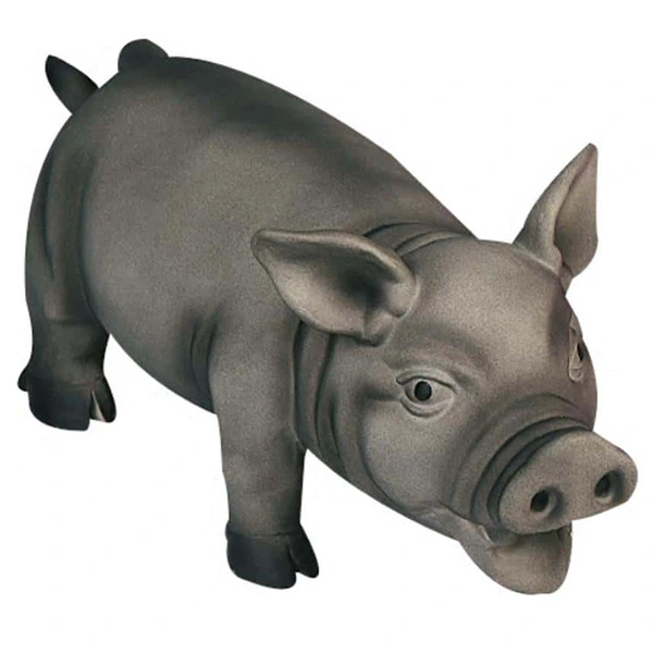Іграшка для собак Flamingo Black Pig, латексна, хрюкаюча
