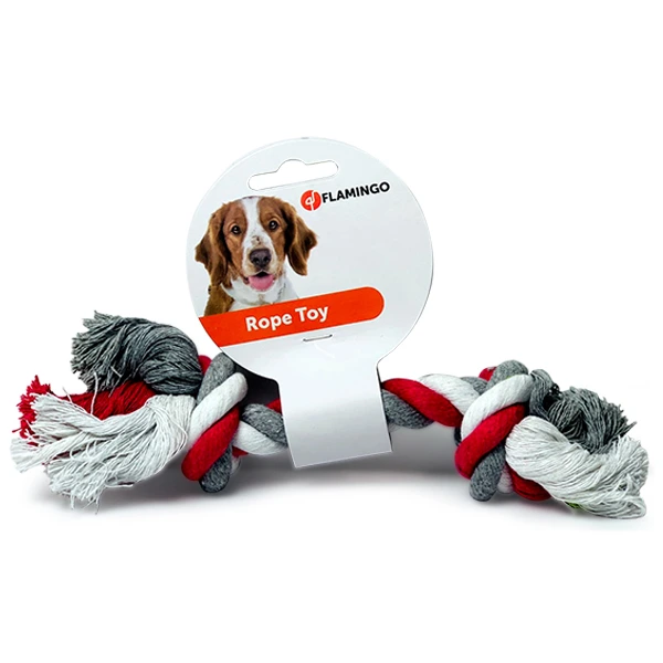Іграшка для собак Flamingo Cotton Bone 2 Knots, S