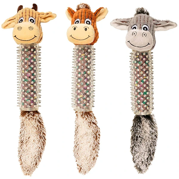 Іграшка для собак , Корова, Кінь, Віслюк Flamingo Cow/Horse/Donkey Spines