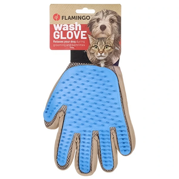 Перчатка для грумінгу Flamingo Grooming Glove Mandy, для собак, котів, кроликів
