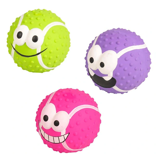 М'яч для собак Flamingo Laughing Ball, Латексний, з пищалкою