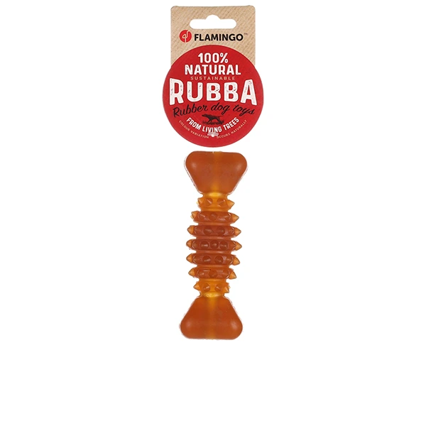 КІСТКА ГУМОВА З ШИПАМИ іграшка для собак Flamingo Rubba Bone, M