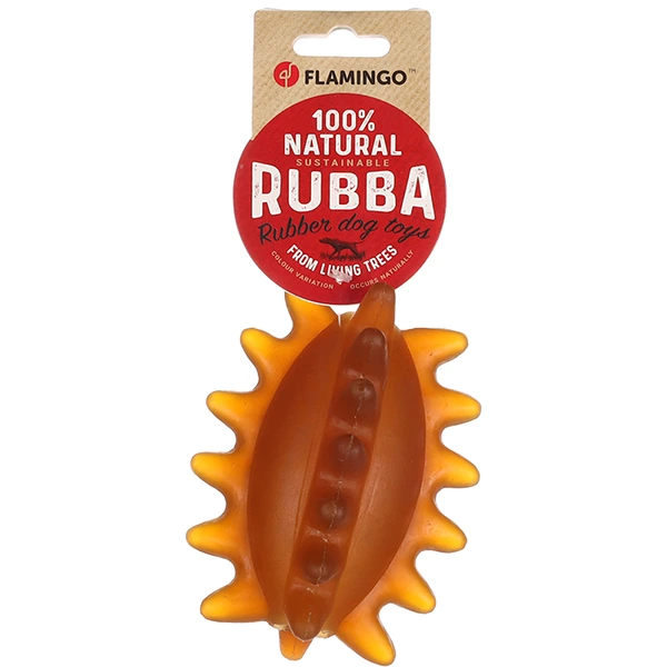 Іграшка для собак Flamingo Rubba Rugby, М'яч регбі з шипами