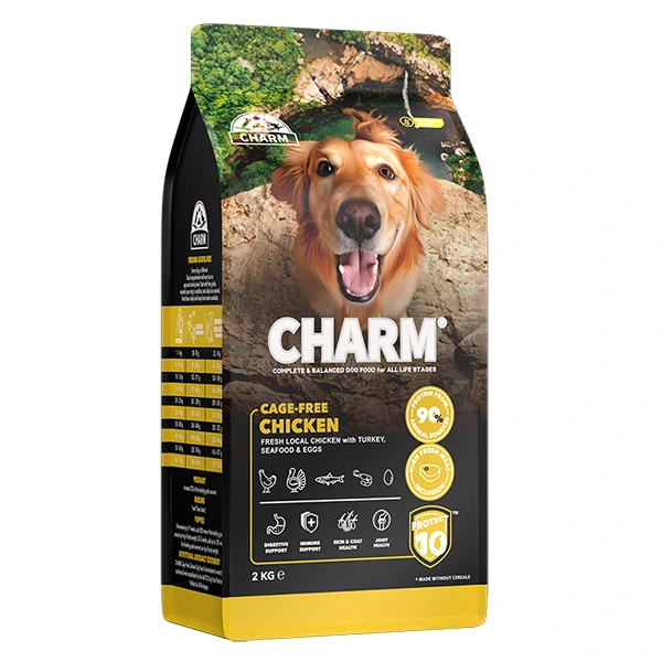 Сухий беззерновий холістик корм для собак Charm Cage-Free Chicken, Курка вільного вигулу, 2 кг