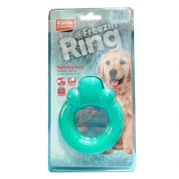 Охолоджувальне кільце для собак Flamingo Teething Ring, для прорізування зубів