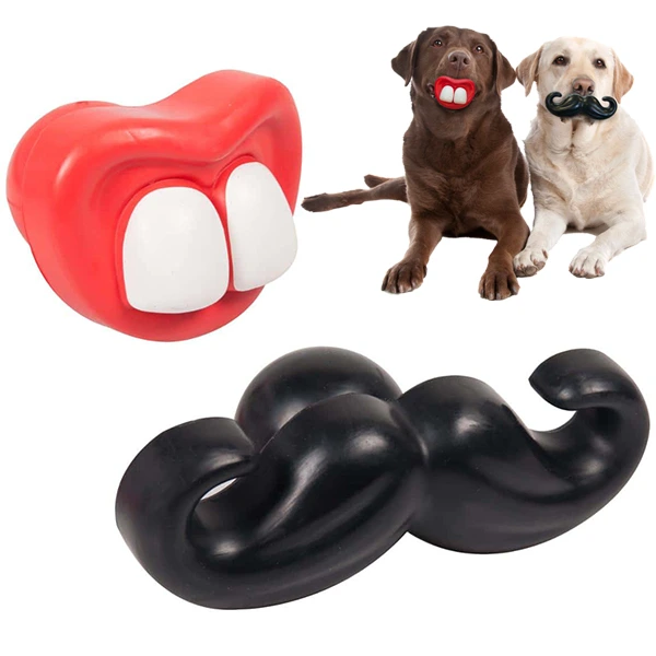 ВУСА/РОТ гумова іграшка для собак Flamingo Moustache/Mouth