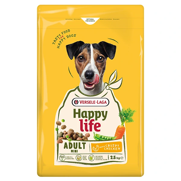 Сухий корм для собак Happy Life Adult Mini, з куркою, для міні та малих порід, 2.5 кг