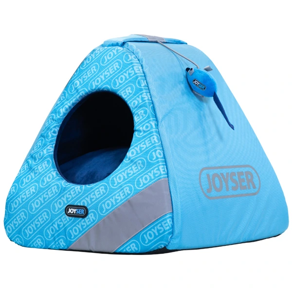Будиночок для котів Joyser Cat Home, іграшка миша з котячою м`ятою, Блакитний - синій
