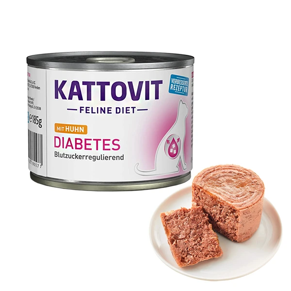Корм для котів Kattovit Veterinary Diabetes, для котів із цукровим діабетом і ожирінням