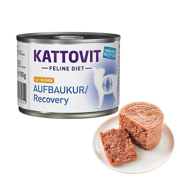 Корм для котів Kattovit Veterinary Recovery, банка 185г Курка