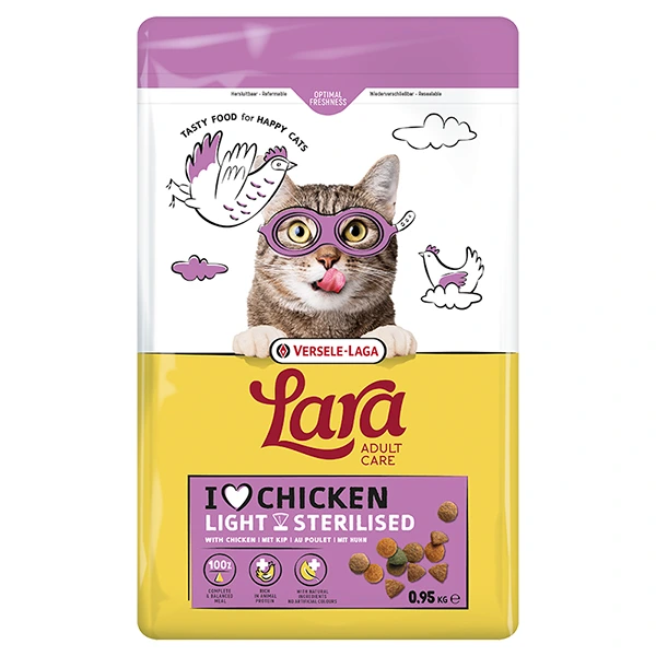 Корм для котів Lara Adult Care Light Sterilised, для стерилізованих або малоактивних