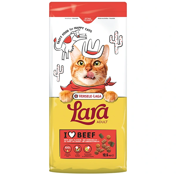 Корм для котів Lara Adult, Яловичина, 12.5 кг