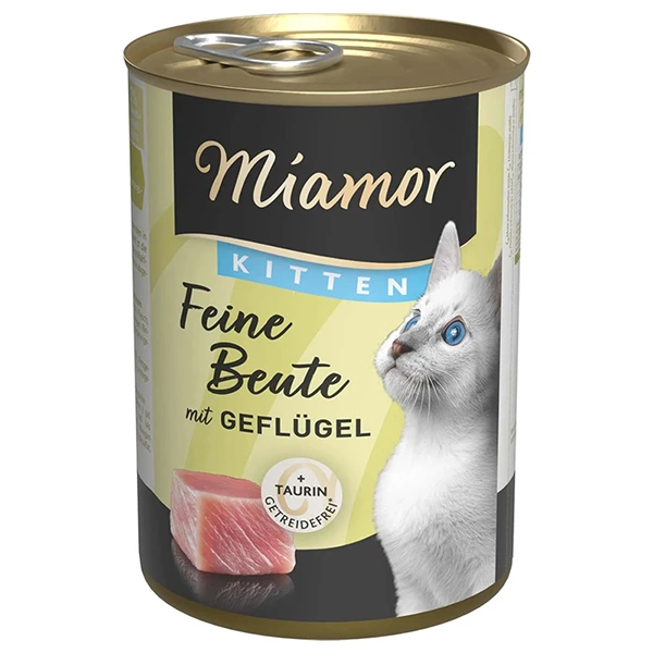 Вологий корм для кошенят Miamor Feine Beute, Птиця, 0.4 кг