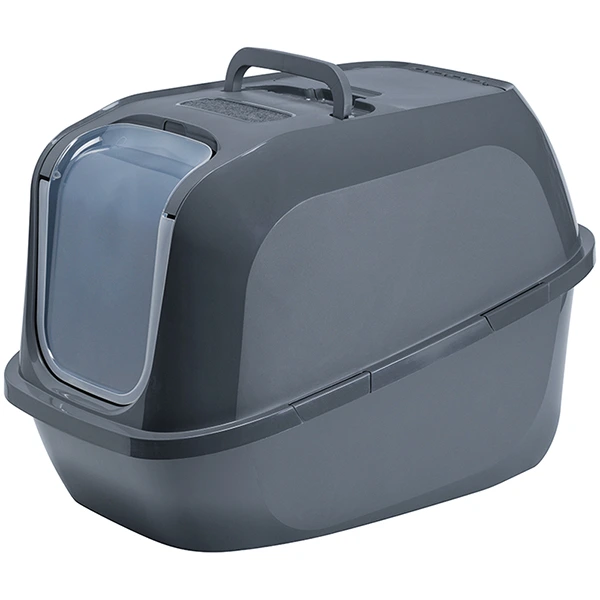 Туалет для котів Moderna Mega Deluxe, закритий, з відкидною кришкою, 65.8х48.6х45.8см