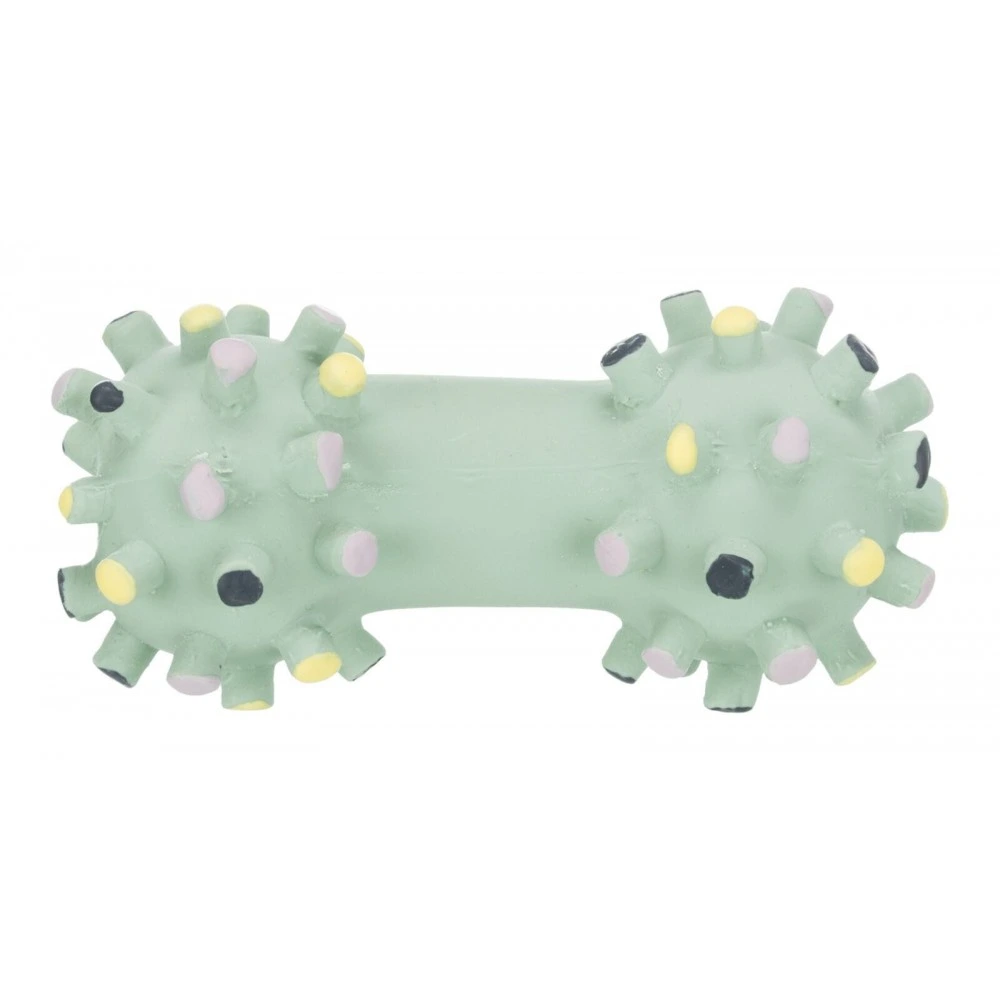 Игрушка Trixie Junior Mini Dumbbell для щенков Гантель игольчатая латекс 10 см