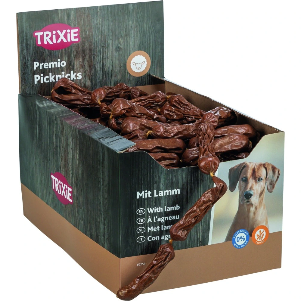 Ласощі Trixie Premio Picknicks для собак Сосиски з ягням 8 см 8 г 200 шт
