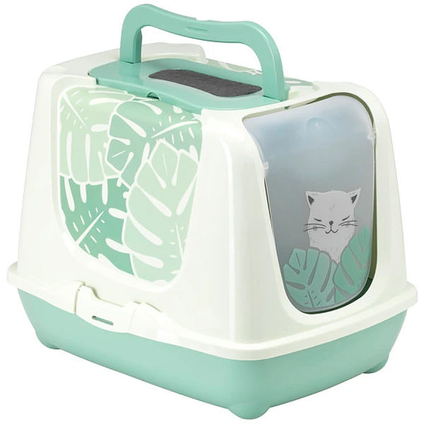 Туалет для котів Moderna Trendy Cat Eden, закритий, зелений