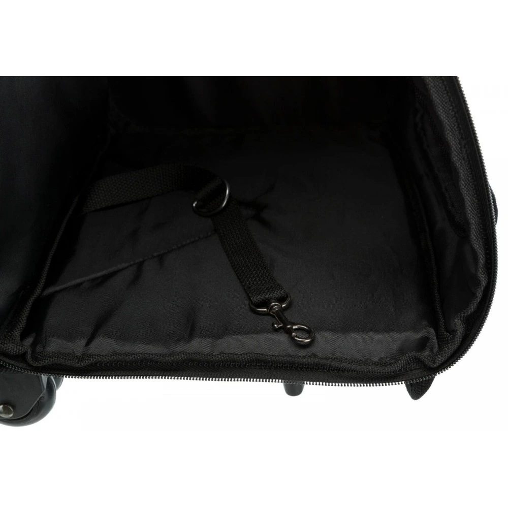 Сумка-рюкзак Trixie для собак Trolley до 8кг з поліестеру чорна/сіра 32х45х25 см