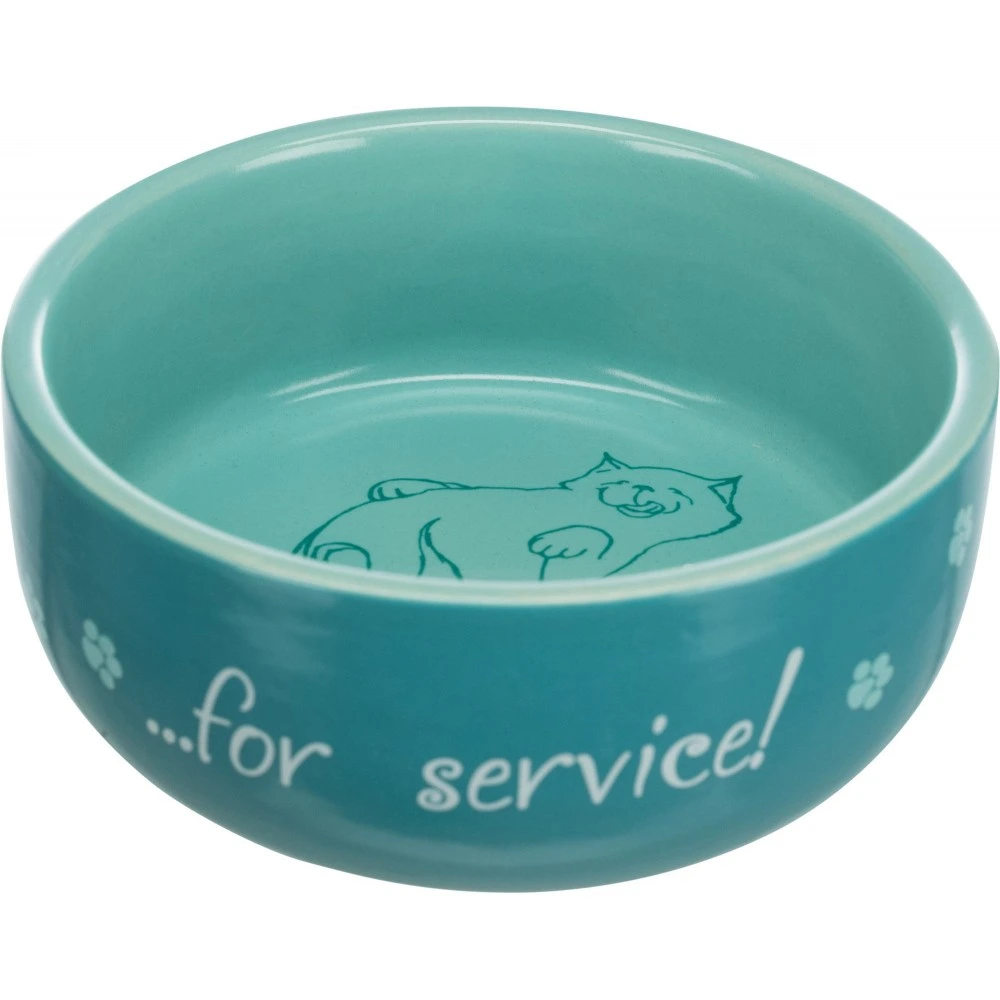 Миска Trixie для котів Thanks for Service керамічна 300 мл/11 см