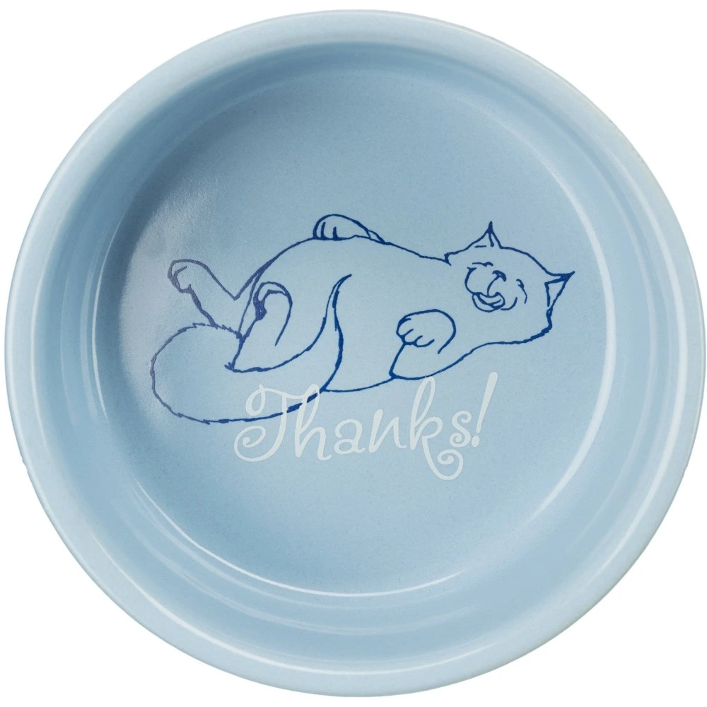 Миска Trixie для котів Thanks for Service керамічна 300 мл/11 см