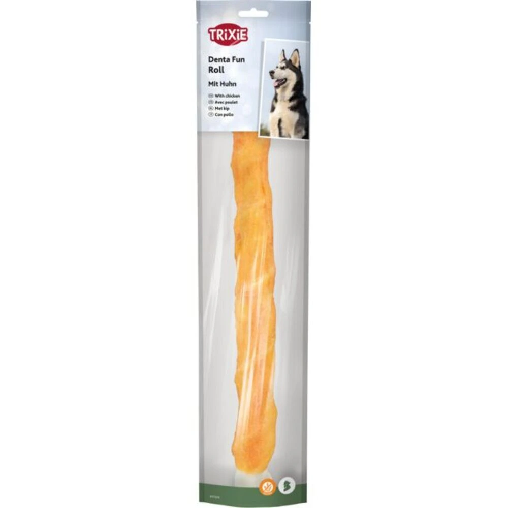 Ласощі Trixie Denta Fun Chewing Rolls для собак Палички для чищення зубів з куркою 40 см 170 г