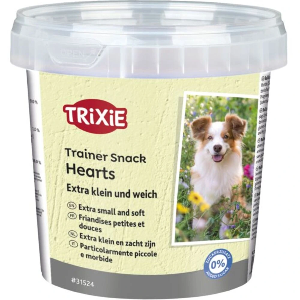 Ласощі Trixie Trainer Snack Mini Hearts для собак з куркою ягням та лососем 200 г