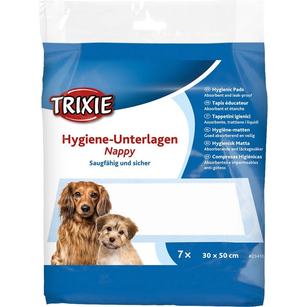 Пелюшки Trixie для собак целюлоза 30х50 см 7 шт