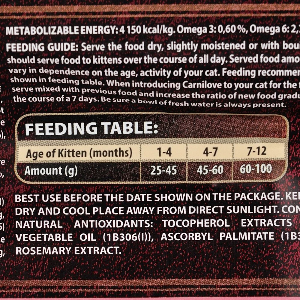 Сухой корм Carnilove Cat Kitten для котят с лососем и индейкой 2 кг