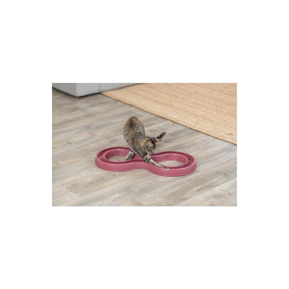 Іграшка Trixie Ball Race для котів Трек ігровий з м’ячем пластик 65х31 см