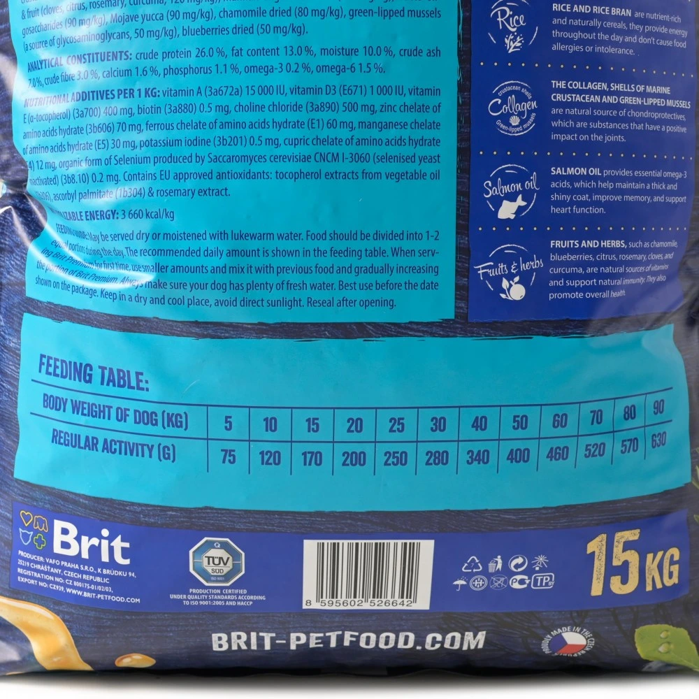 Корм сухий Brit Premium Dog Sensitive Lamb для собак з чутливим травленням з ягням 15 кг