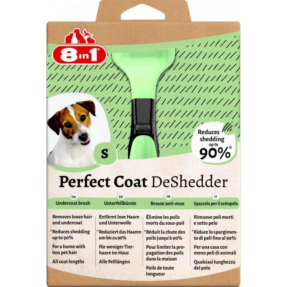 Дешеддер 8in1 Perfect Coat для вичісування собак розмір S 4,5 см