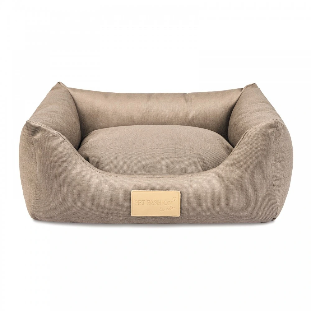 Лежак Pet Fashion Molly №2 для собак і котів пісочний 62х50х19 см