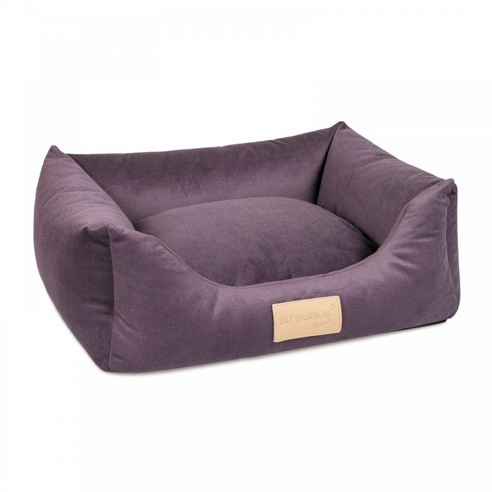 Лежак Pet Fashion Molly №2 для собак і котів фіолетовий 62х50х19 см