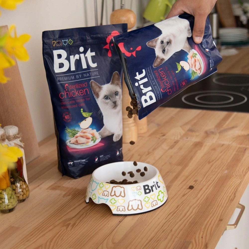 Корм сухой Brit Premium by Nature Cat Sterilised для стерилизованных кошек с курицей 800 г