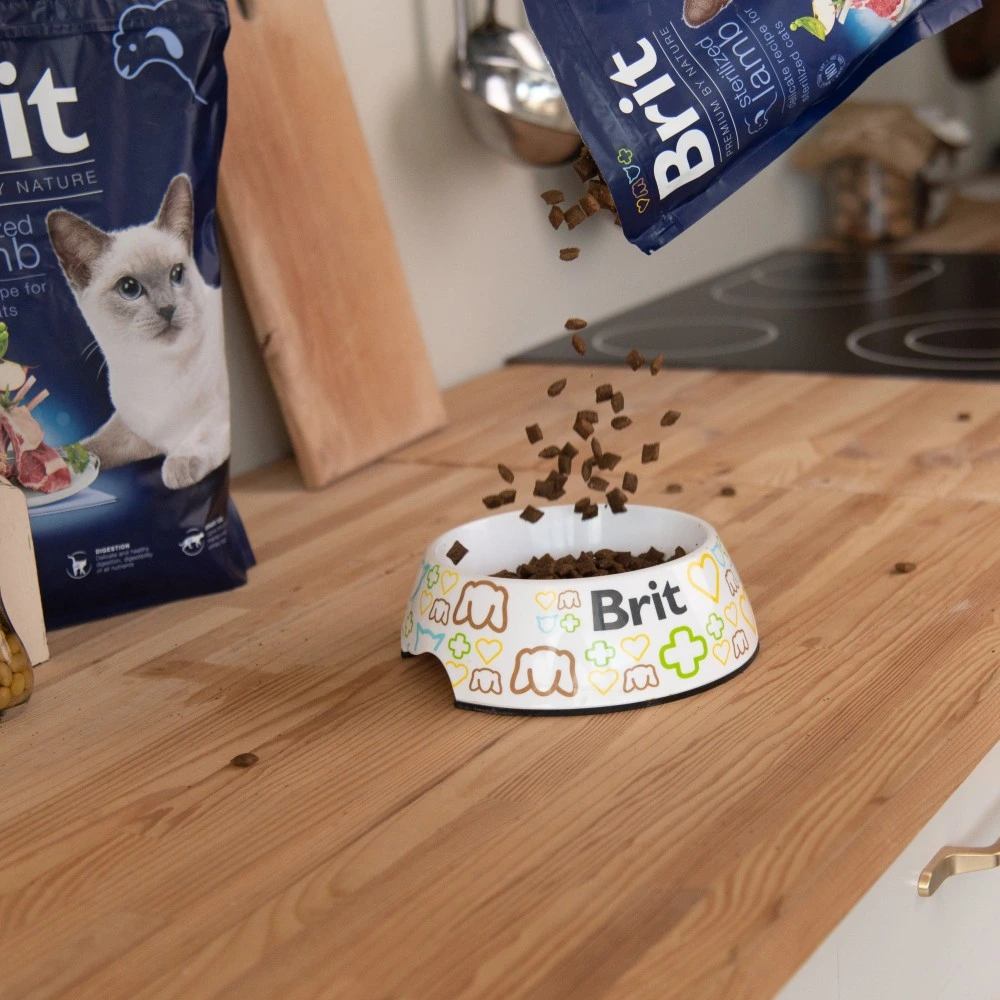 Корм сухой Brit Premium by Nature Cat Sterilized Lamb для стерилизованных кошек с ягненком 800 г