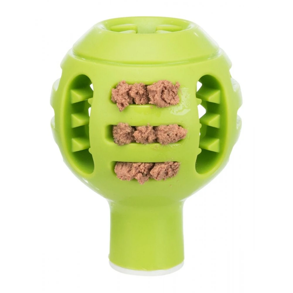 Игрушка Trixie Lick n Snack для собак Мяч для лакомств резина 8х12х13 см