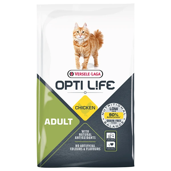 Корм для котів Opti Life Adult, беззерновий, 7.5 кг