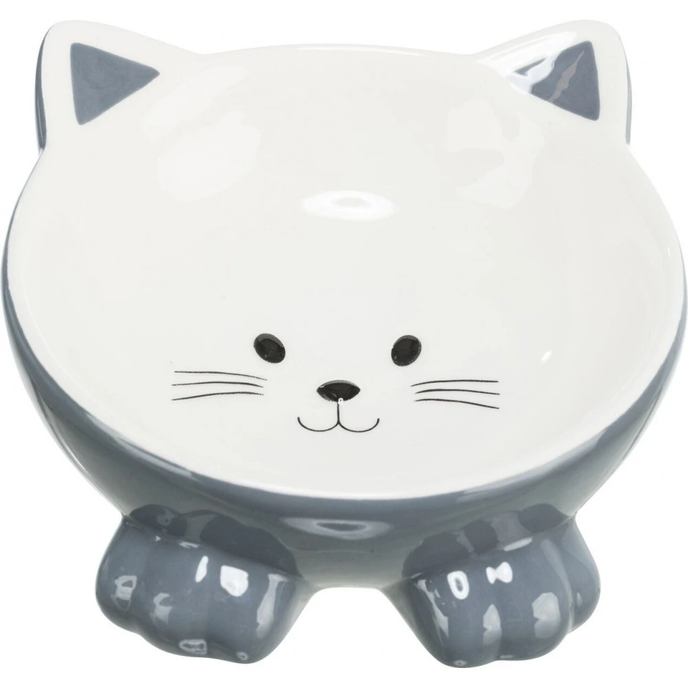 Миска Trixie для котів Котик керамічна 150 мл d-14 см