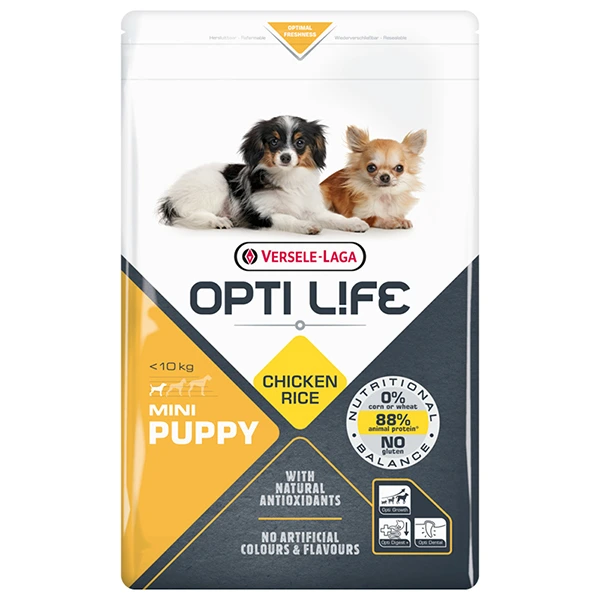 Корм для собак Opti Life Puppy Mini, для міні та малих порід, 2.5 кг