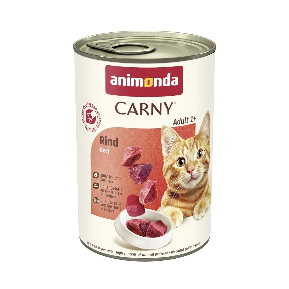 Влажный корм Carny Adult Beef для кошек с говядиной 400 г