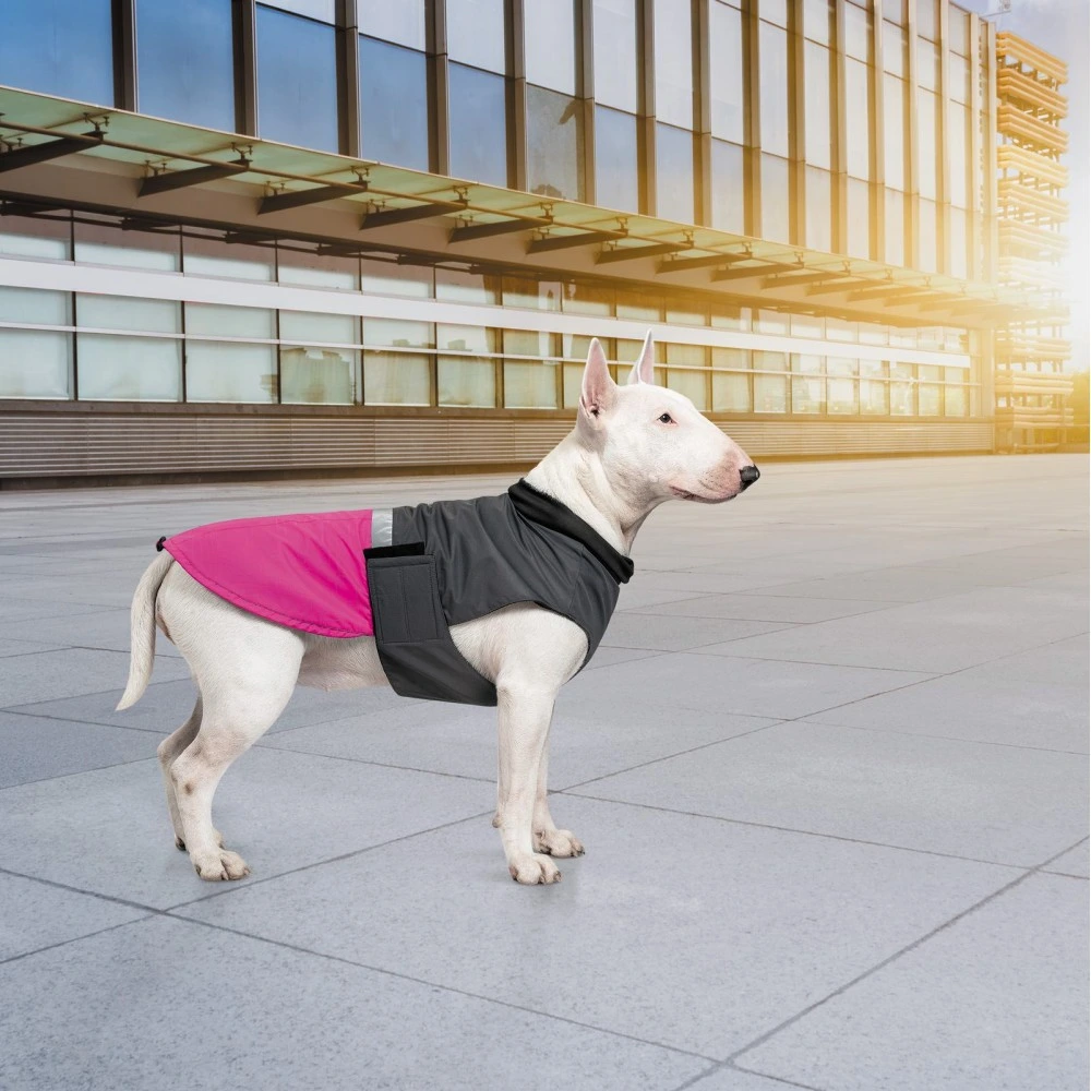 Попона Pet Fashion Roy для собак малиновый/серый 2XL