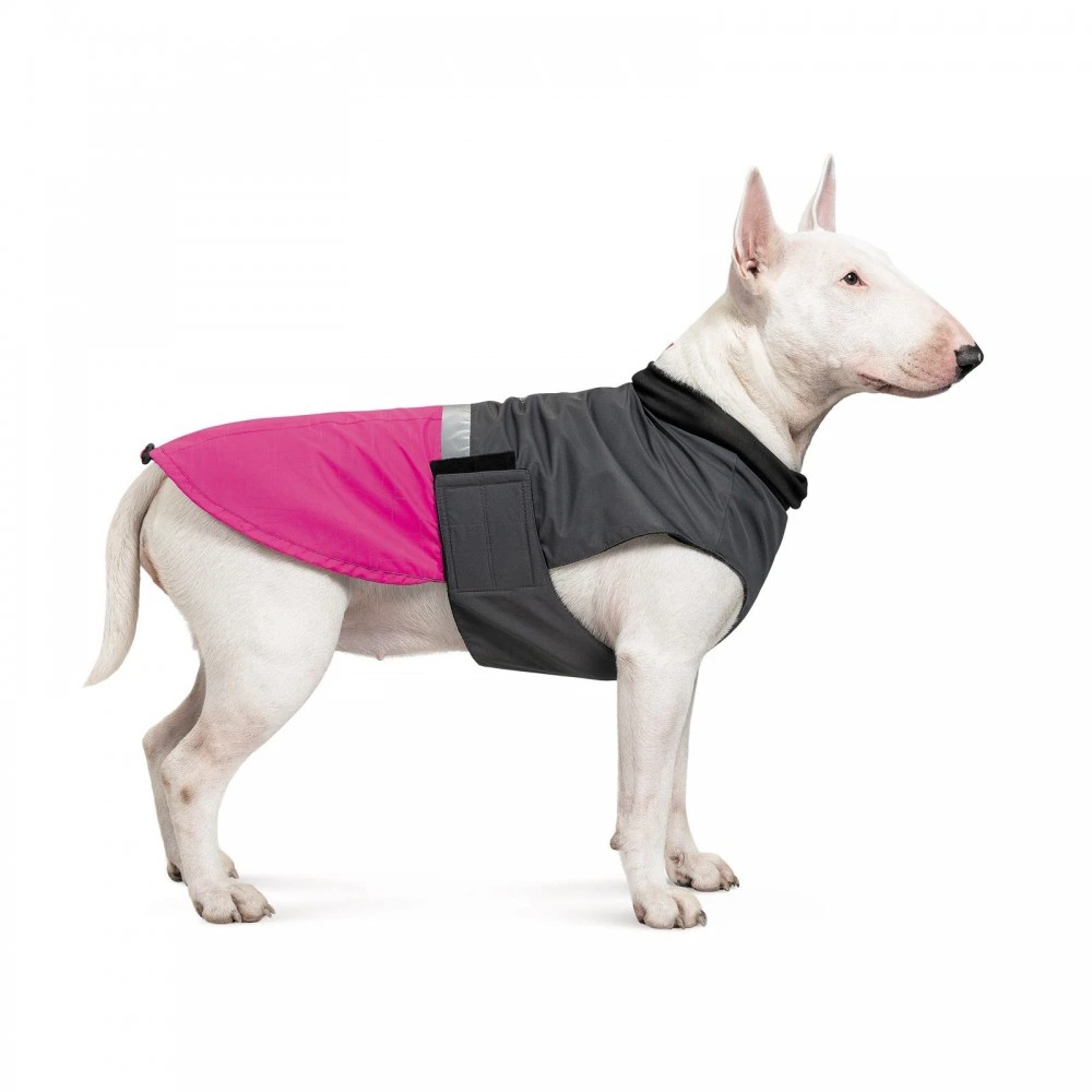 Попона Pet Fashion Roy для собак малиновый/серый 3XL