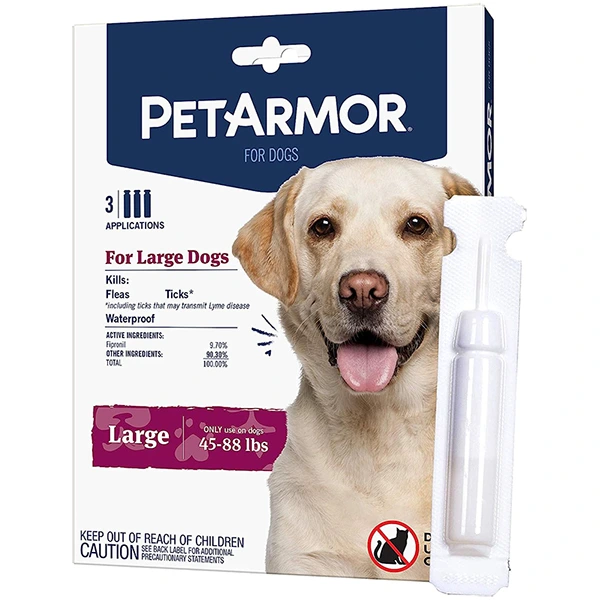 Краплі від бліх, кліщів, вошей для собак PetArmor Large, 20-40 кг, 2.68 мл