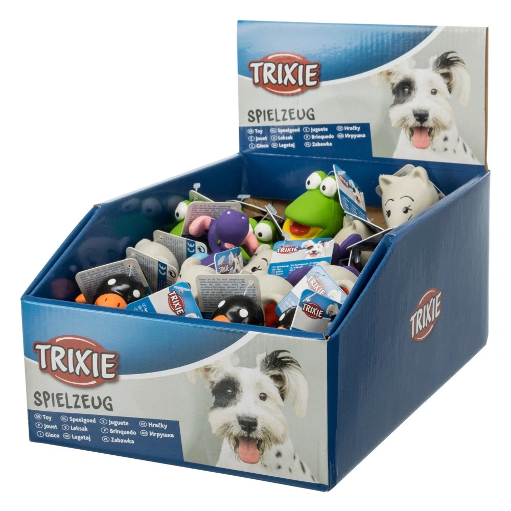 Іграшка Trixie для собак Тваринки з пискавкою латекс 6-9 см
