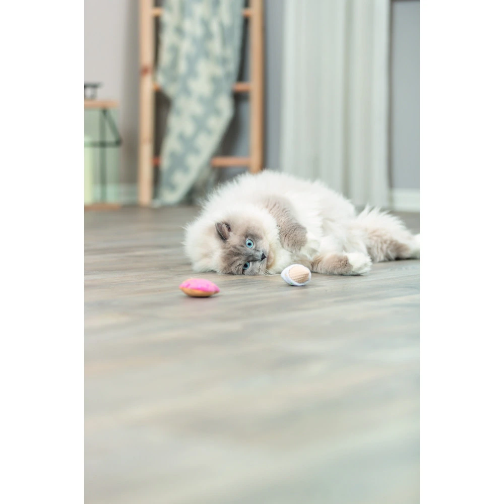 Іграшка Trixie для котів Морозиво і тістечко плюш з котячою м ятою 7 см