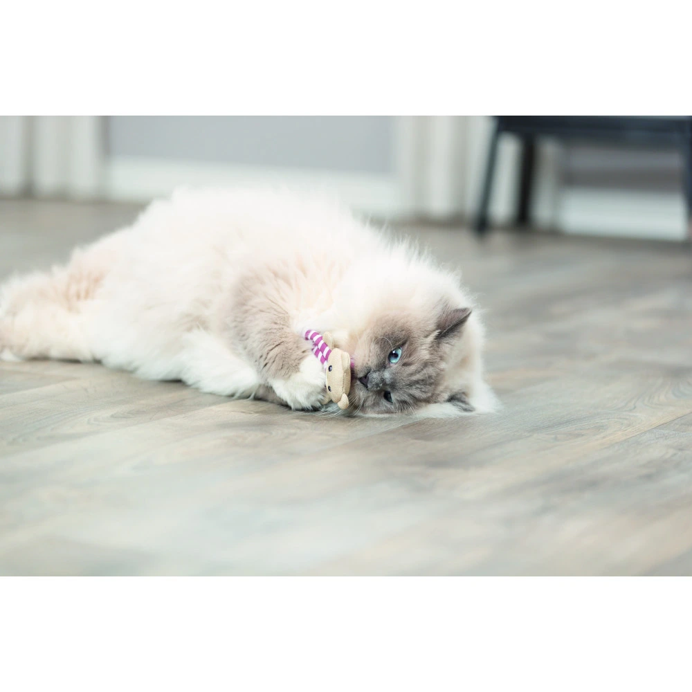 Іграшка Trixie для котів Ведмідь тканина з котячою м ятою 12 см
