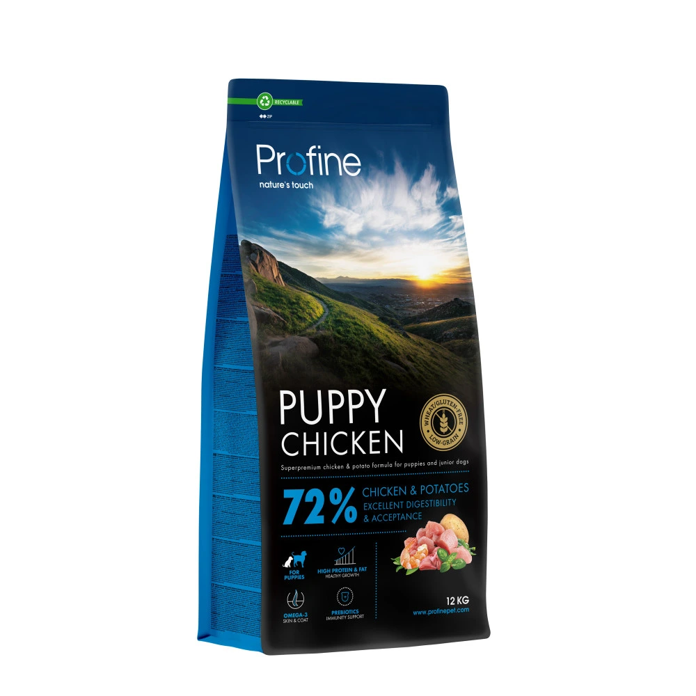 Корм сухий Profine Puppy Chicken and Potatoes д/цуценят курка і картопля 12 кг